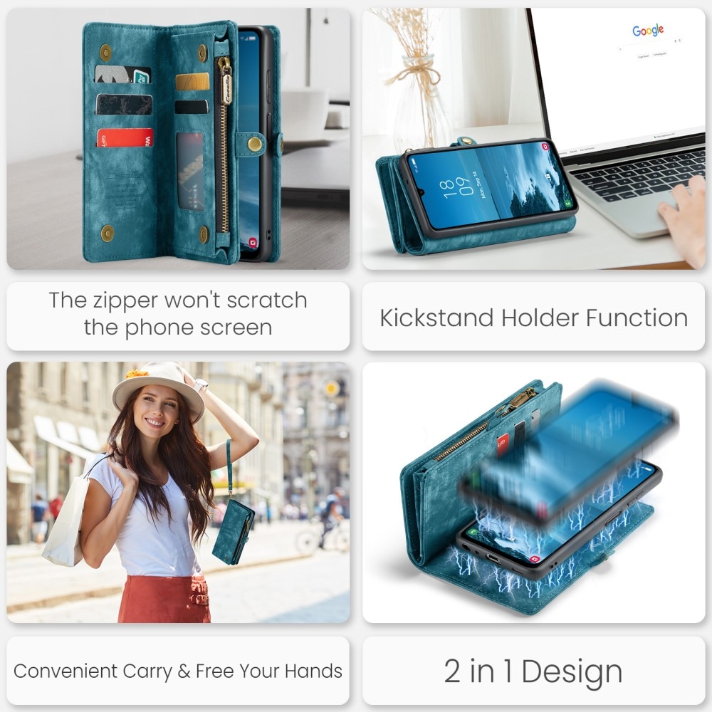 Cartera Multi-Slot Samsung Galaxy A25 Azul