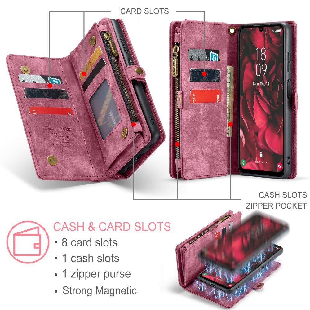 Cartera Multi-Slot Samsung Galaxy A25 Rojo