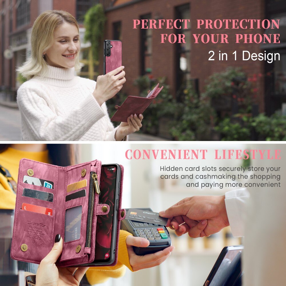 Cartera Multi-Slot Samsung Galaxy A25 Rojo