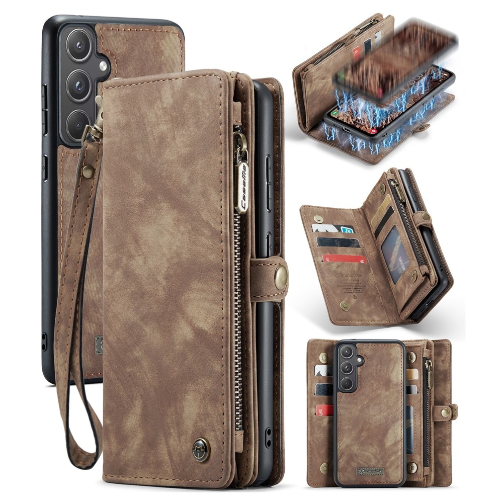 Cartera Multi-Slot Samsung Galaxy A55 Marrón