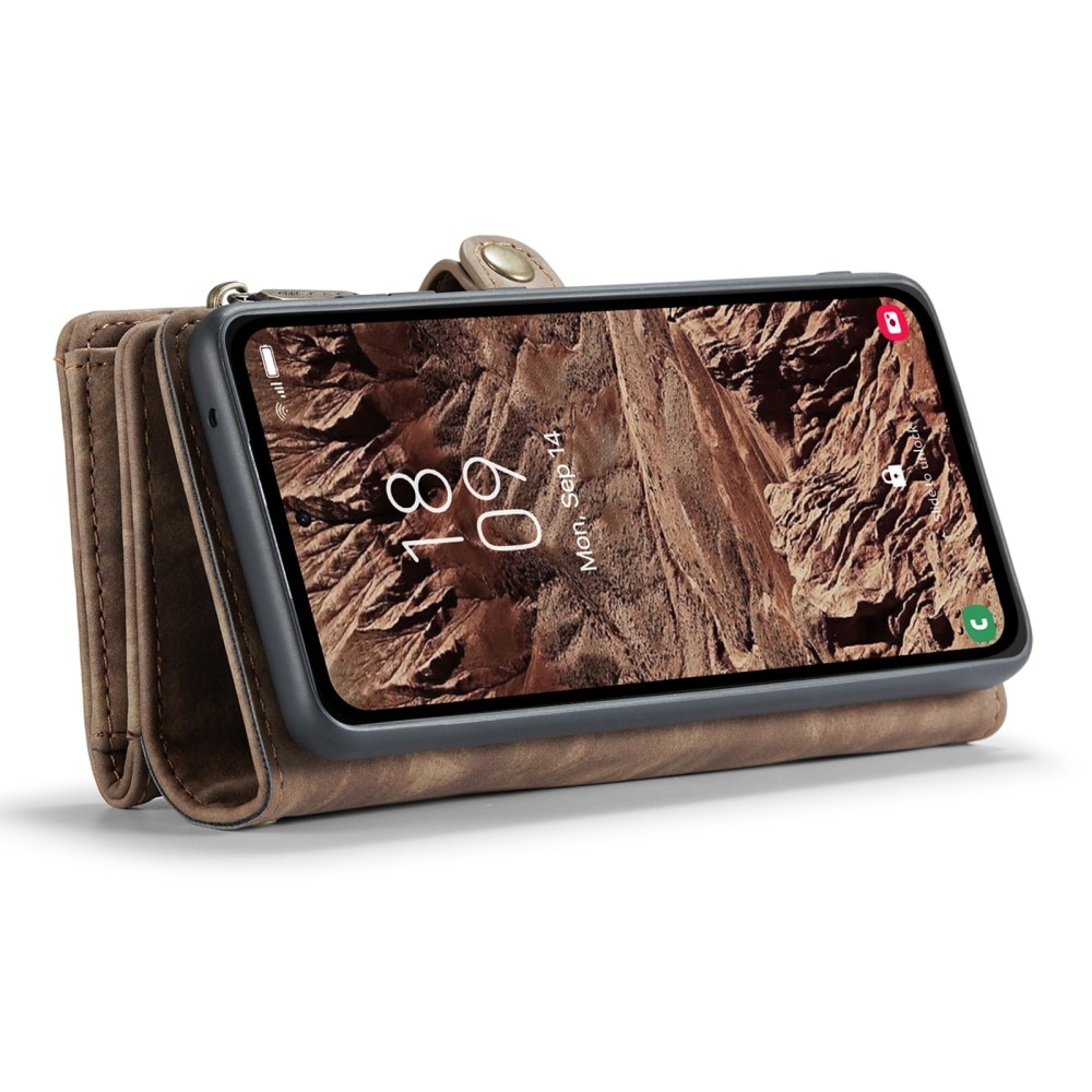 Cartera Multi-Slot Samsung Galaxy A55 Marrón