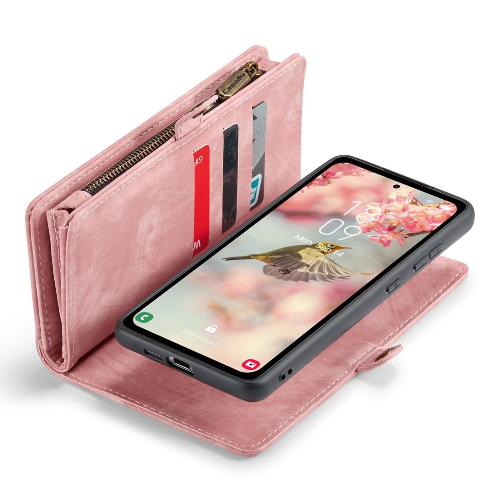 Cartera Multi-Slot Samsung Galaxy A55 rosado