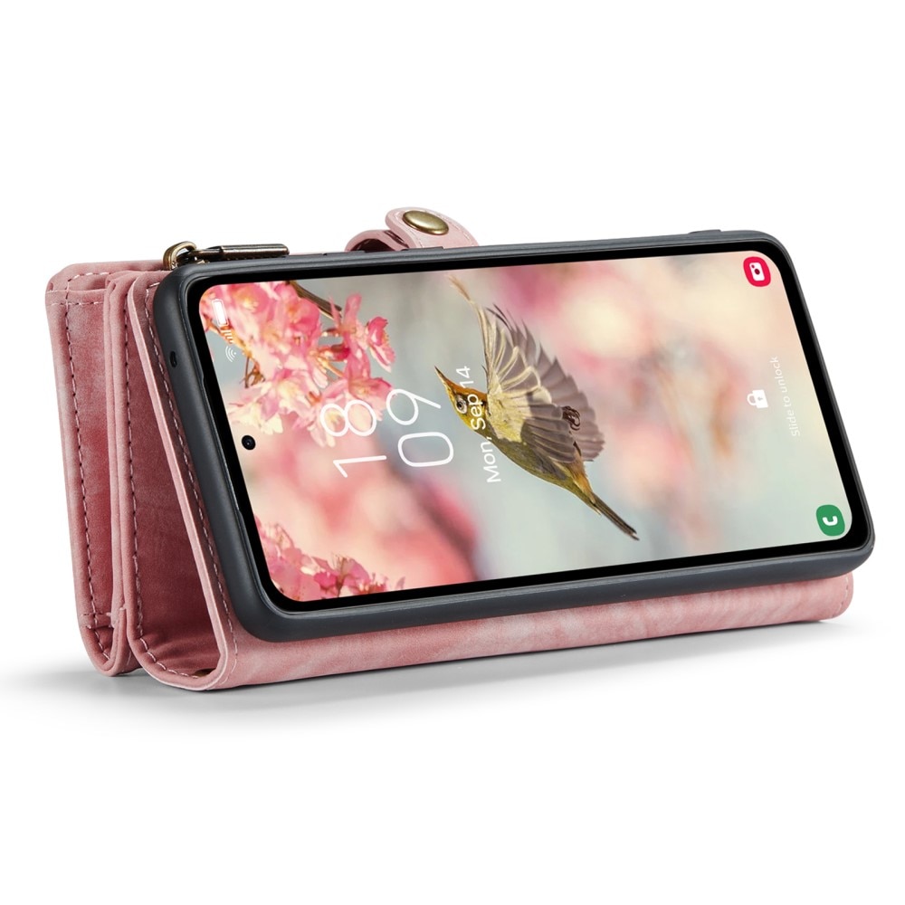 Cartera Multi-Slot Samsung Galaxy A55 rosado