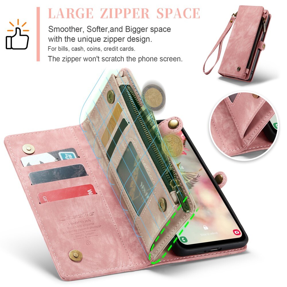 Cartera Multi-Slot Samsung Galaxy A55 Rosa
