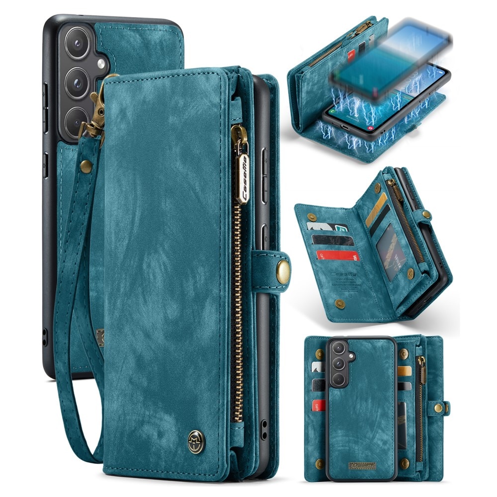 Cartera Multi-Slot Samsung Galaxy A55 azul