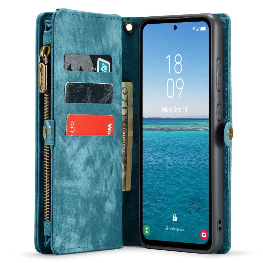 Cartera Multi-Slot Samsung Galaxy A55 azul