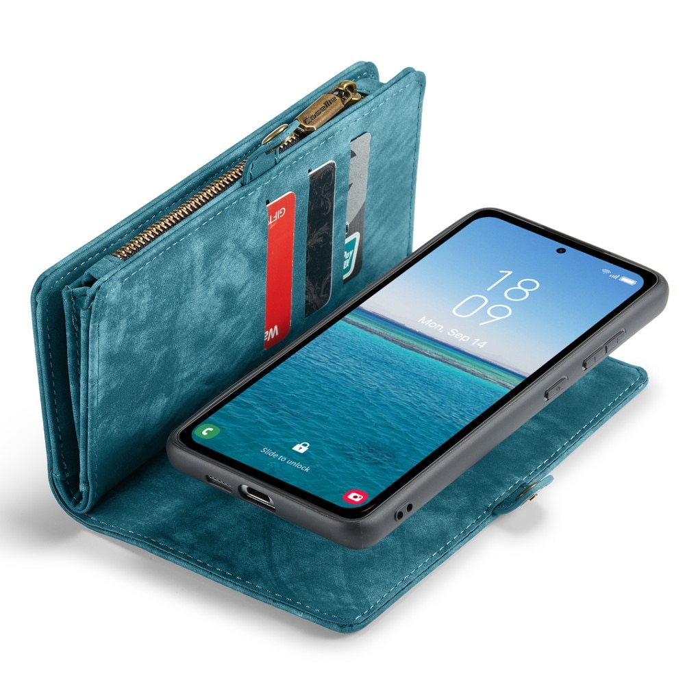 Cartera Multi-Slot Samsung Galaxy A55 azul