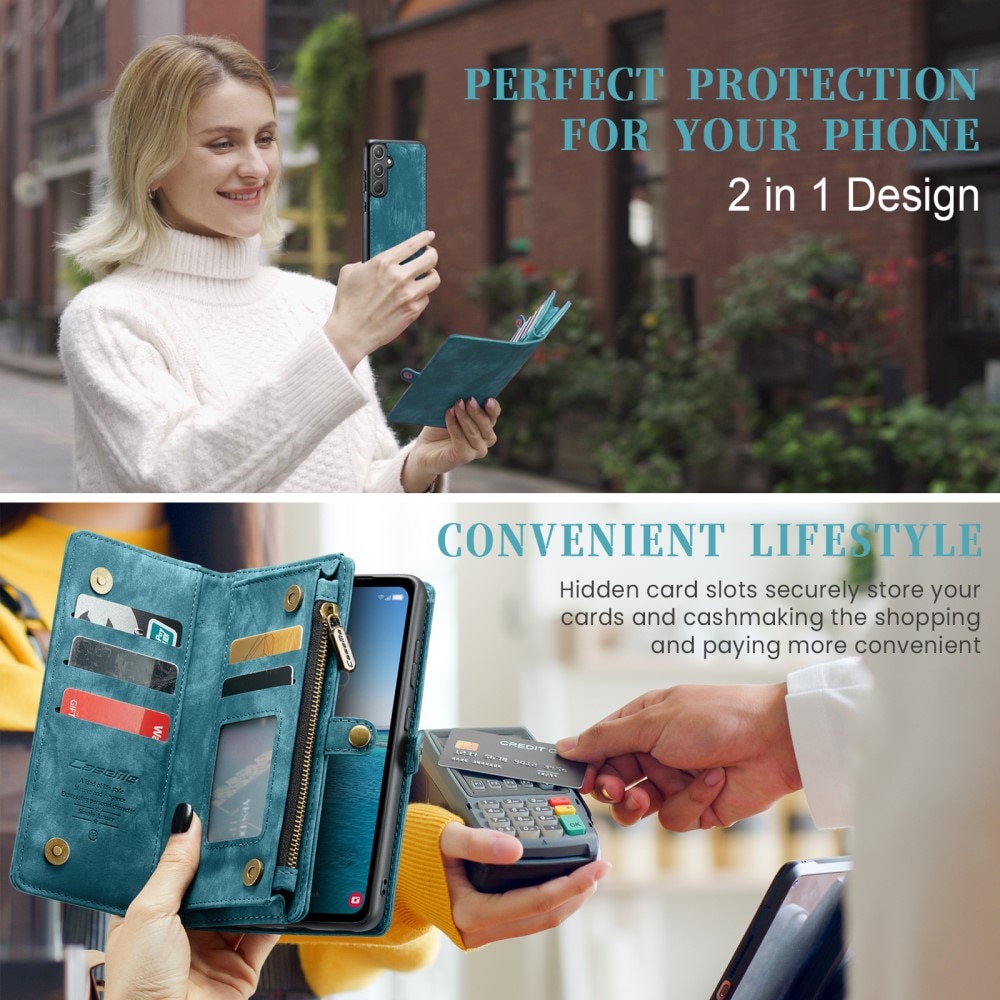 Cartera Multi-Slot Samsung Galaxy A55 Azul