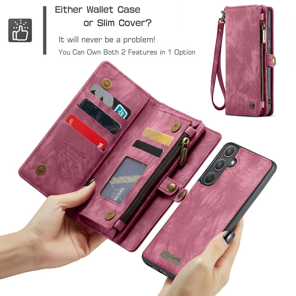 Cartera Multi-Slot Samsung Galaxy A55 Rojo