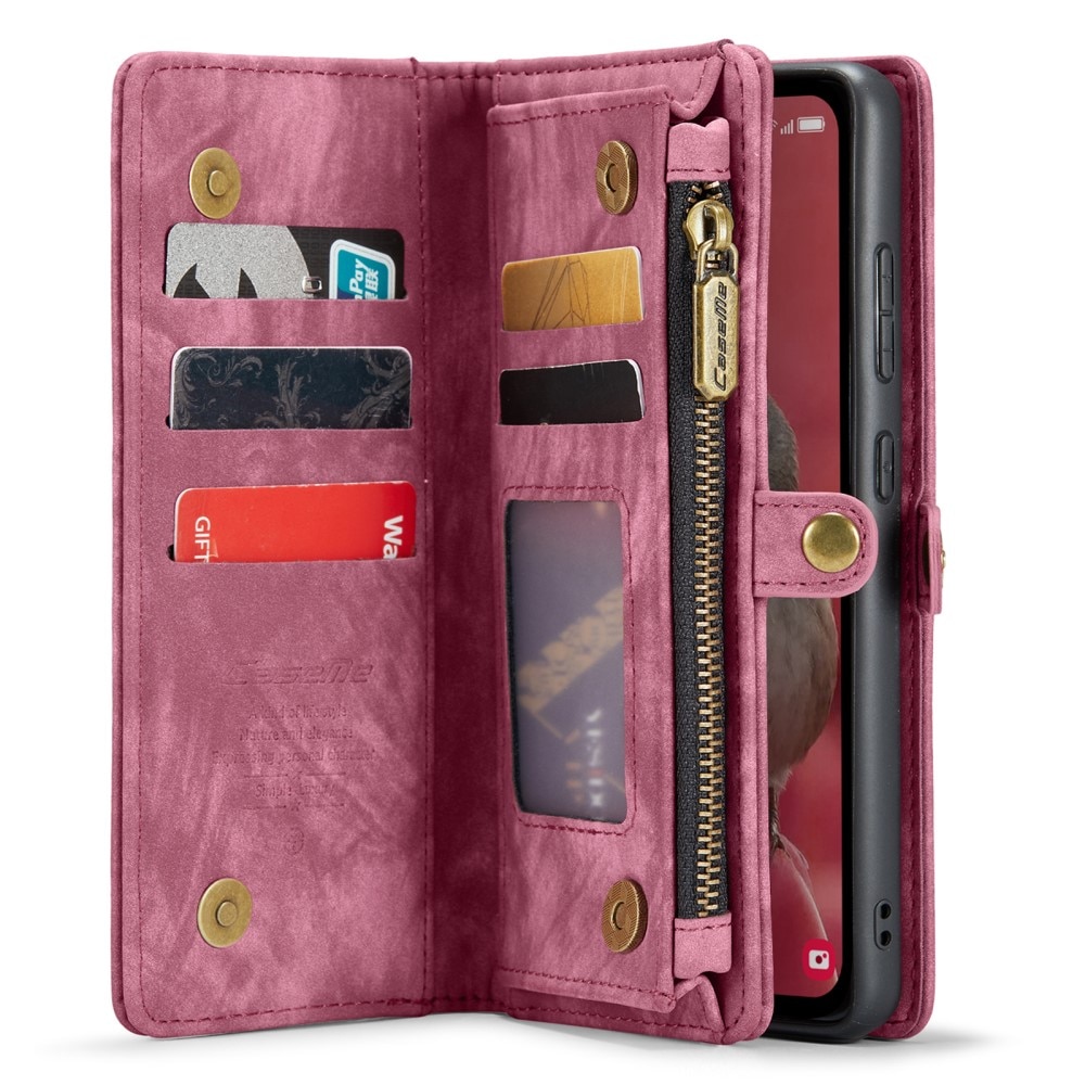 Cartera Multi-Slot Samsung Galaxy A55 Rojo