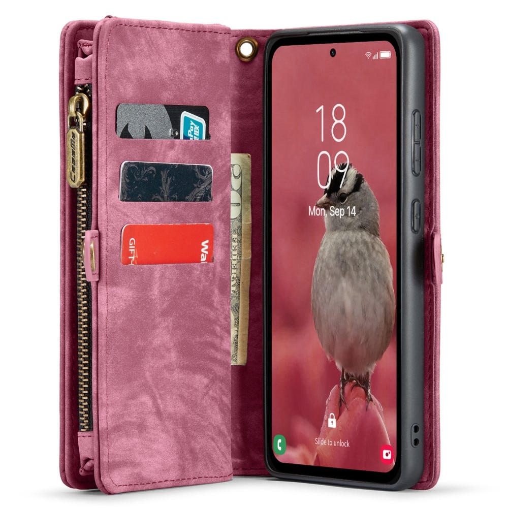 Cartera Multi-Slot Samsung Galaxy A55 Rojo