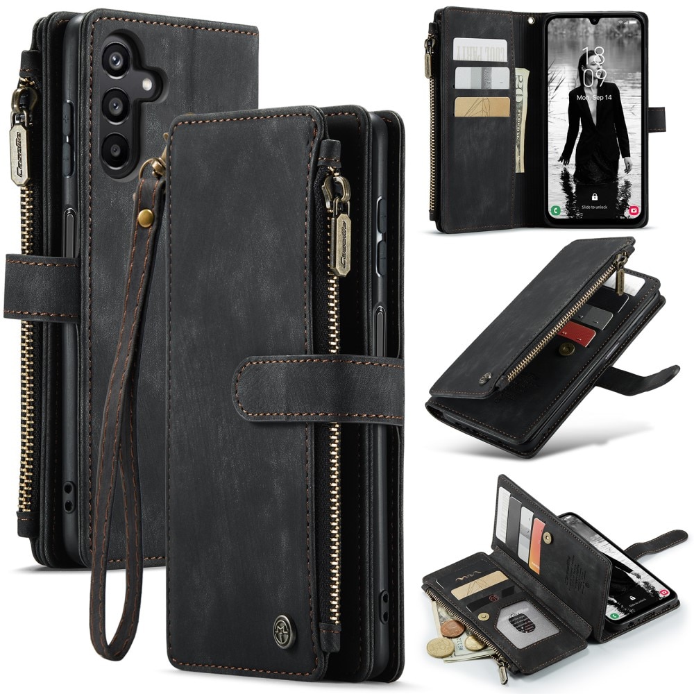 Cartera Zipper Samsung Galaxy A15 Negro