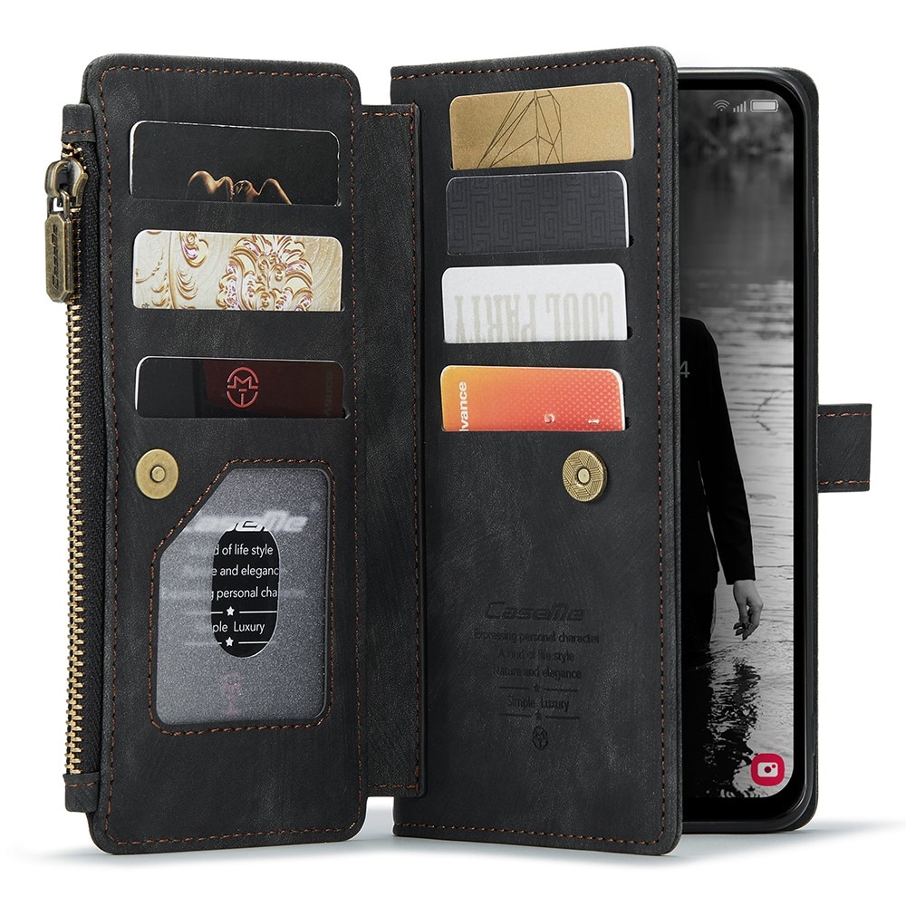 Cartera Zipper Samsung Galaxy A15 Negro
