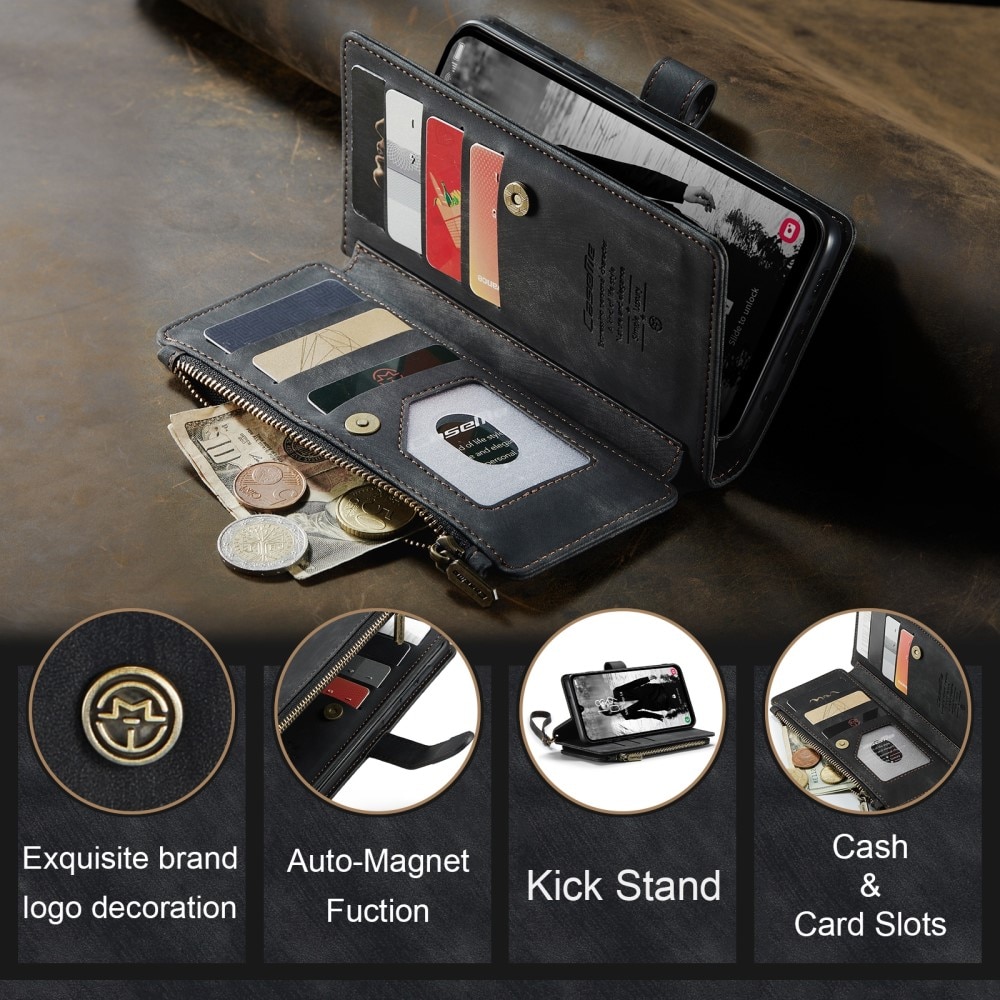 Cartera Zipper Samsung Galaxy A15 Negro