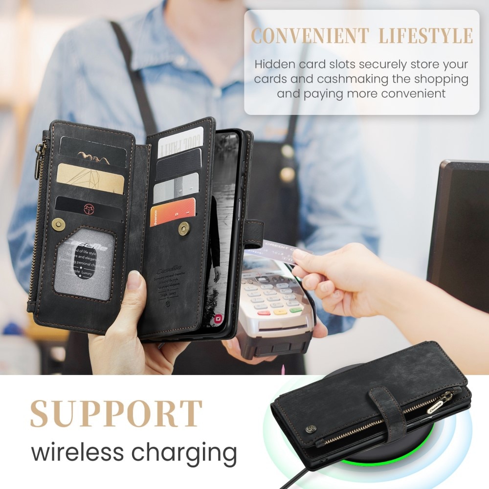 Cartera Zipper Samsung Galaxy A15 Negro