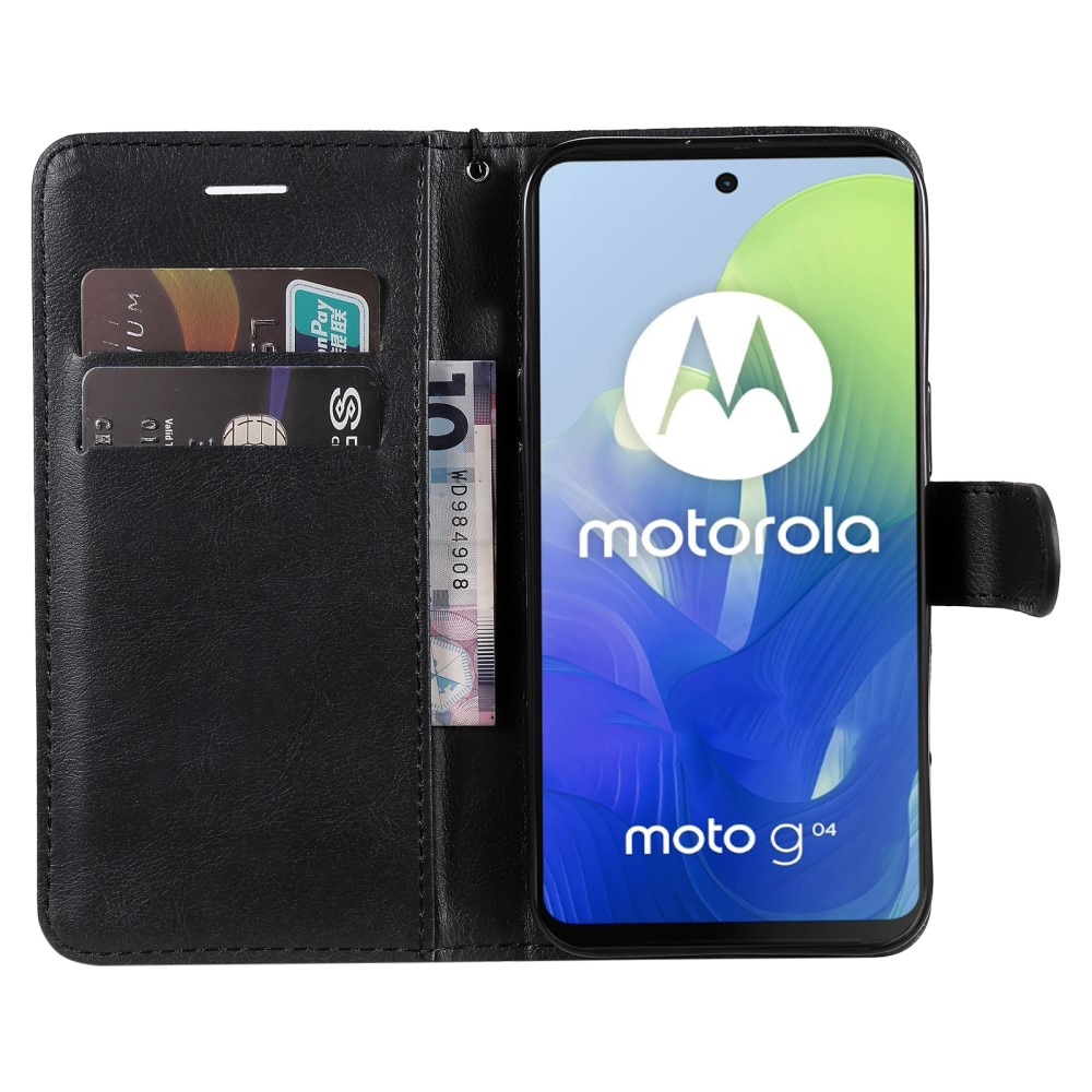 Cartera Motorola Moto G04 negro