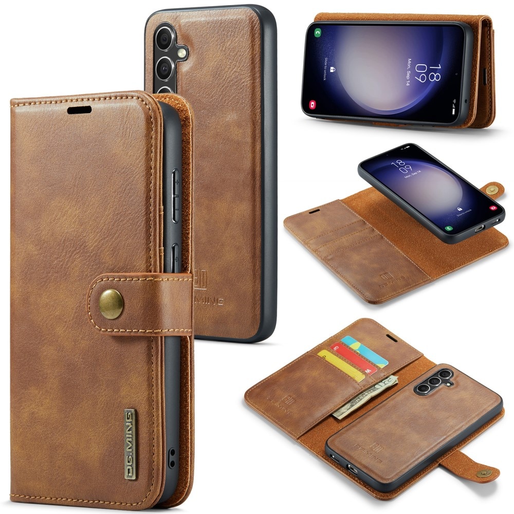 Cartera Magnet Wallet Samsung Galaxy A55 Cognac