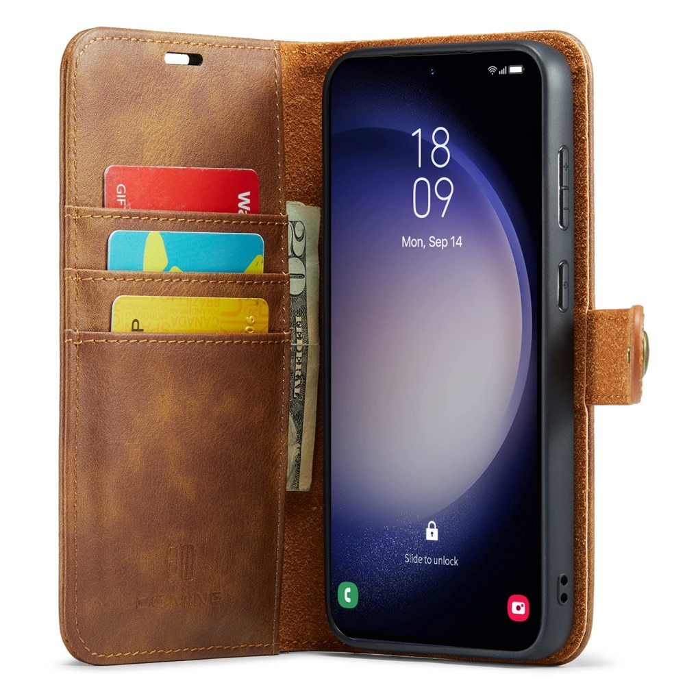 Cartera Magnet Wallet Samsung Galaxy A55 Cognac