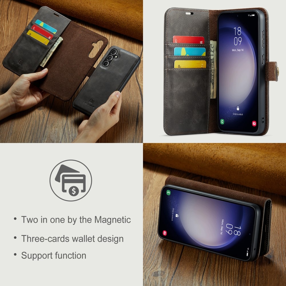 Cartera Magnet Wallet Samsung Galaxy A55 Brown