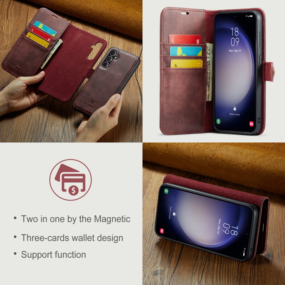 Cartera Magnet Wallet Samsung Galaxy A55 Red