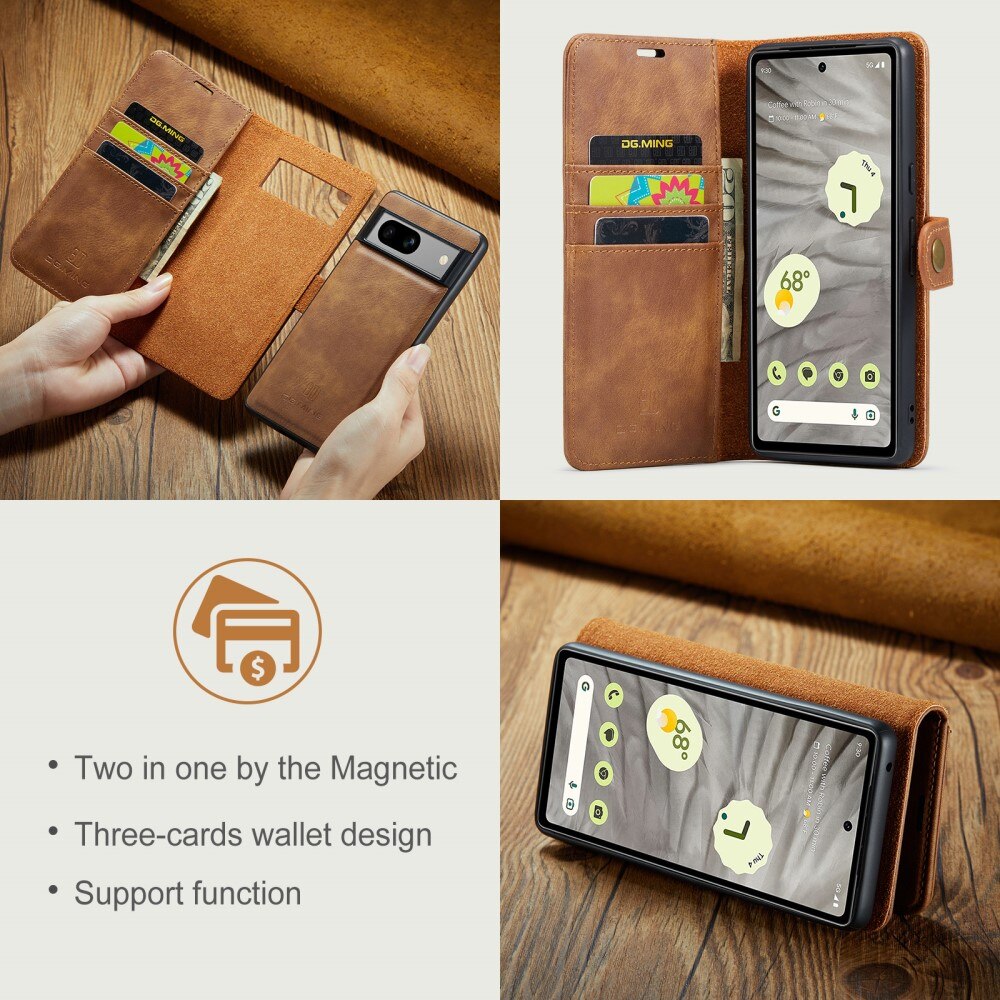 Cartera Magnet Wallet Google Pixel 8a Cognac