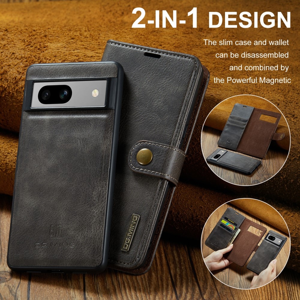 Cartera Magnet Wallet Google Pixel 8a Brown