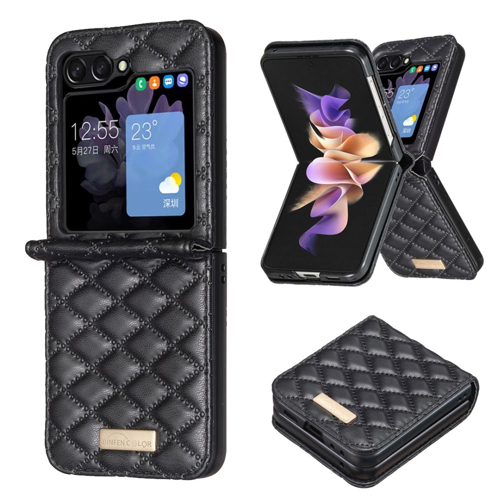 Funda acolchado Samsung Galaxy Z Flip 6 negro