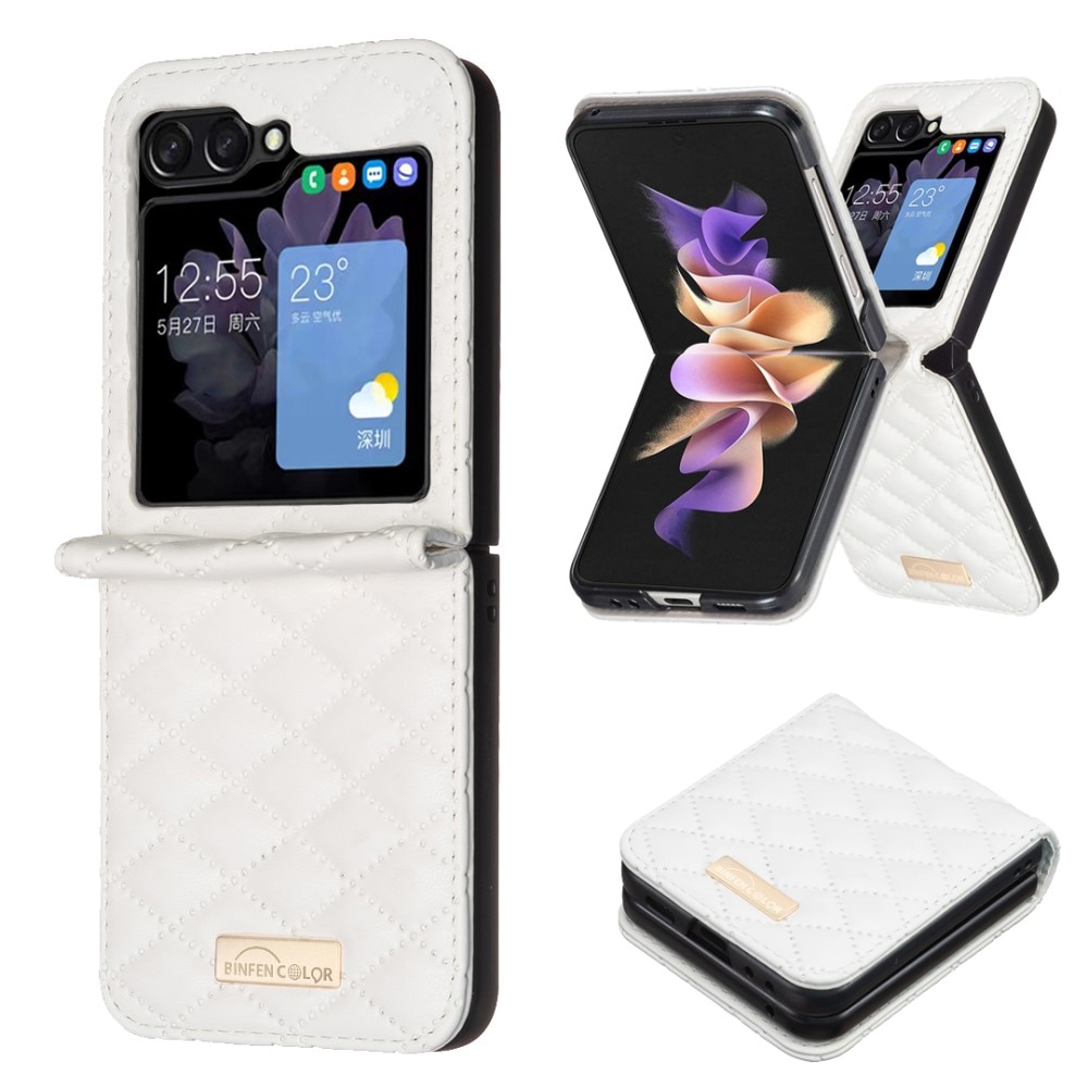 Funda acolchado Samsung Galaxy Z Flip 6 blanco