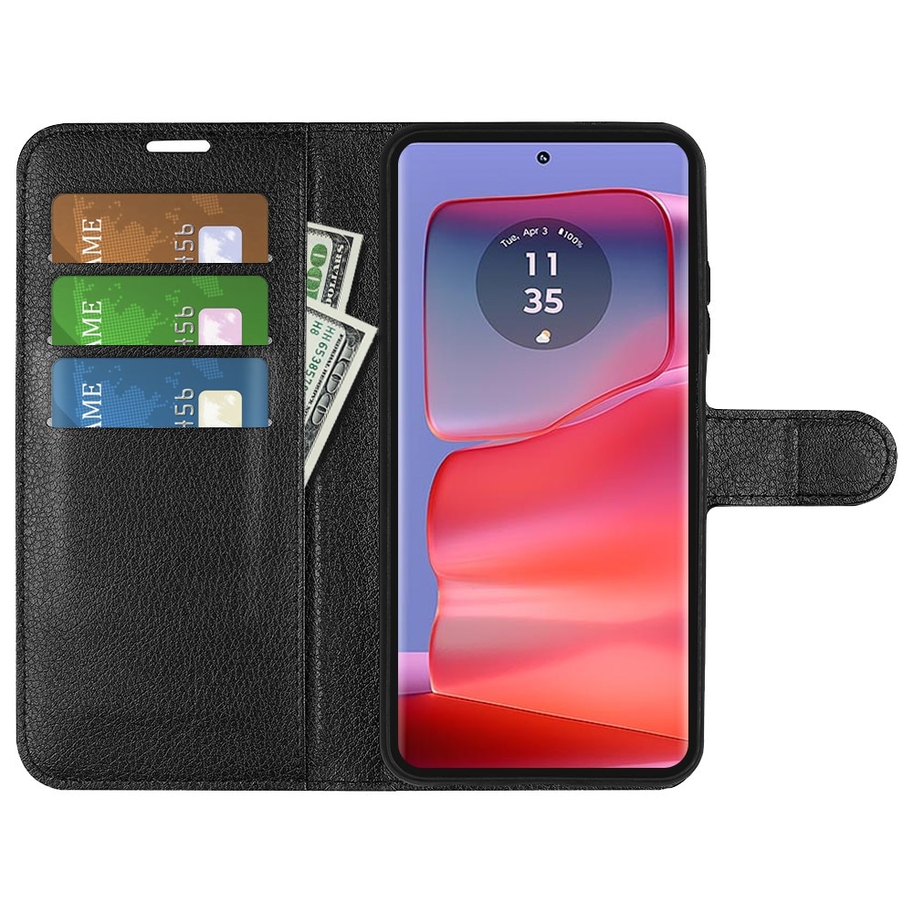 Funda cartera Motorola Edge 50 Pro Negro