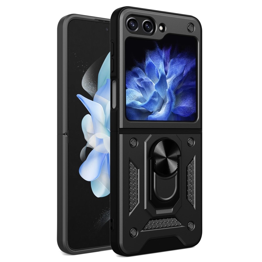 Funda híbrida Tech Ring Samsung Galaxy Z Flip 6 negro
