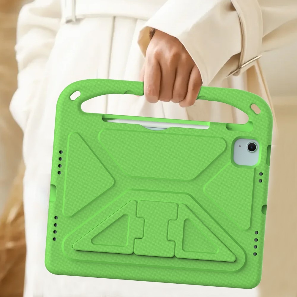 Funda EVA con asa para niños para Apple iPad Air 11 7th Gen (2025) verde