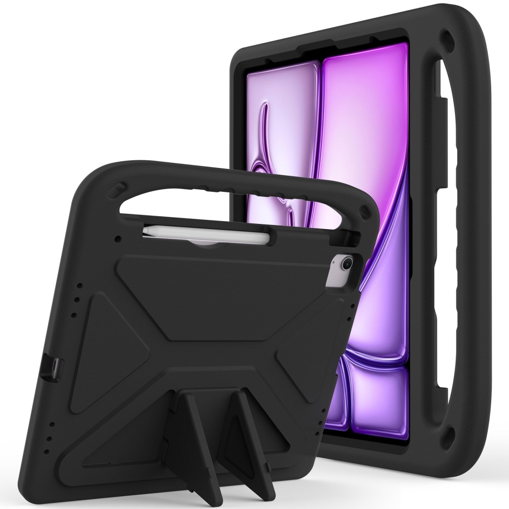 Funda EVA con asa para niños para iPad Pro 13 7th Gen (2024) negro