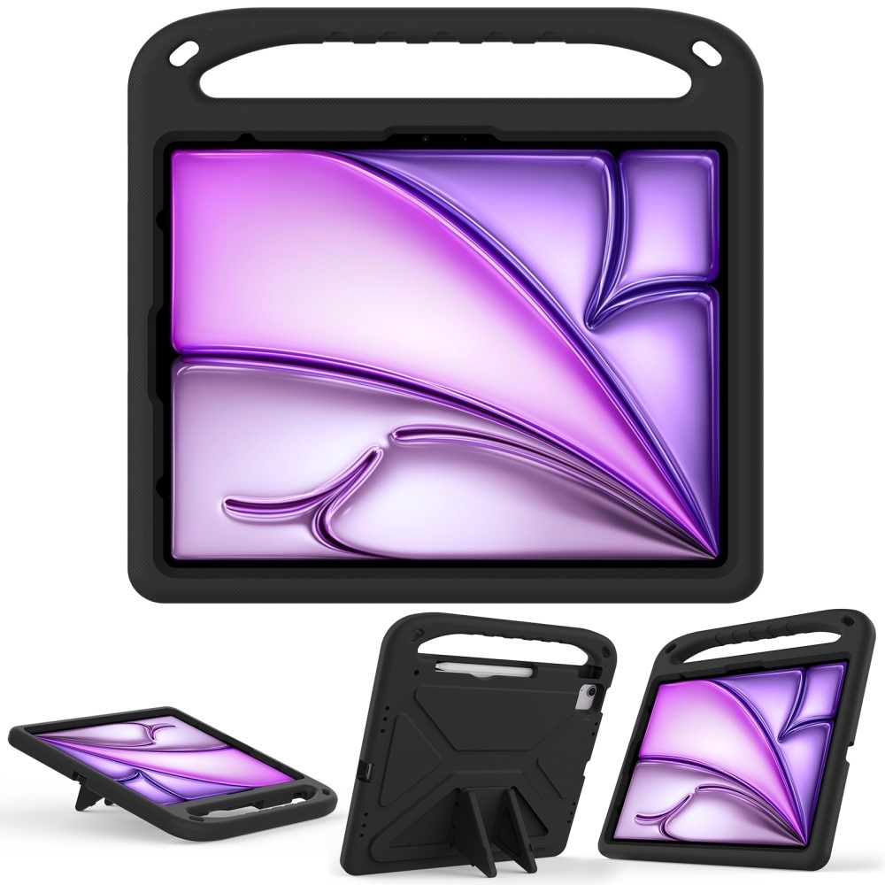 Funda EVA con asa para niños para iPad Pro 13 7th Gen (2024) negro