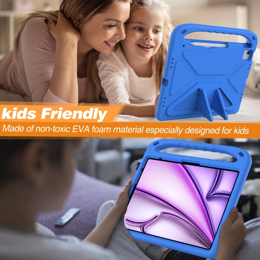 Funda EVA con asa para niños para iPad Pro 13 7th Gen (2024) azul
