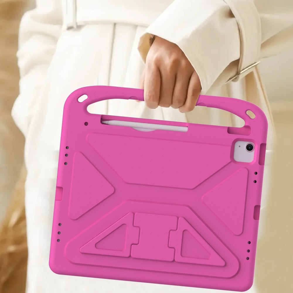 Funda EVA con asa para niños para iPad Pro 13 7th Gen (2024) rosado