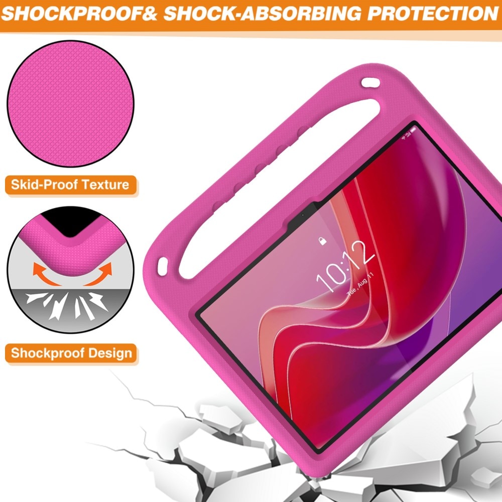 Funda EVA con asa para niños para  Lenovo Tab Rosa