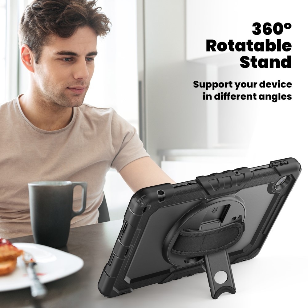 Full Protection Funda híbrida a prueba de golpes Correa el hombro  Lenovo Tab negro