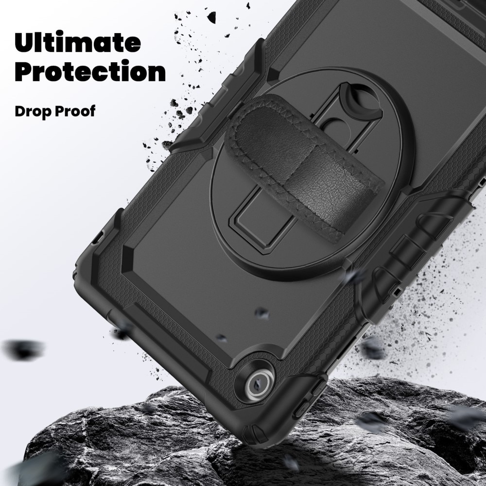 Full Protection Funda híbrida a prueba de golpes Correa el hombro  Lenovo Tab negro