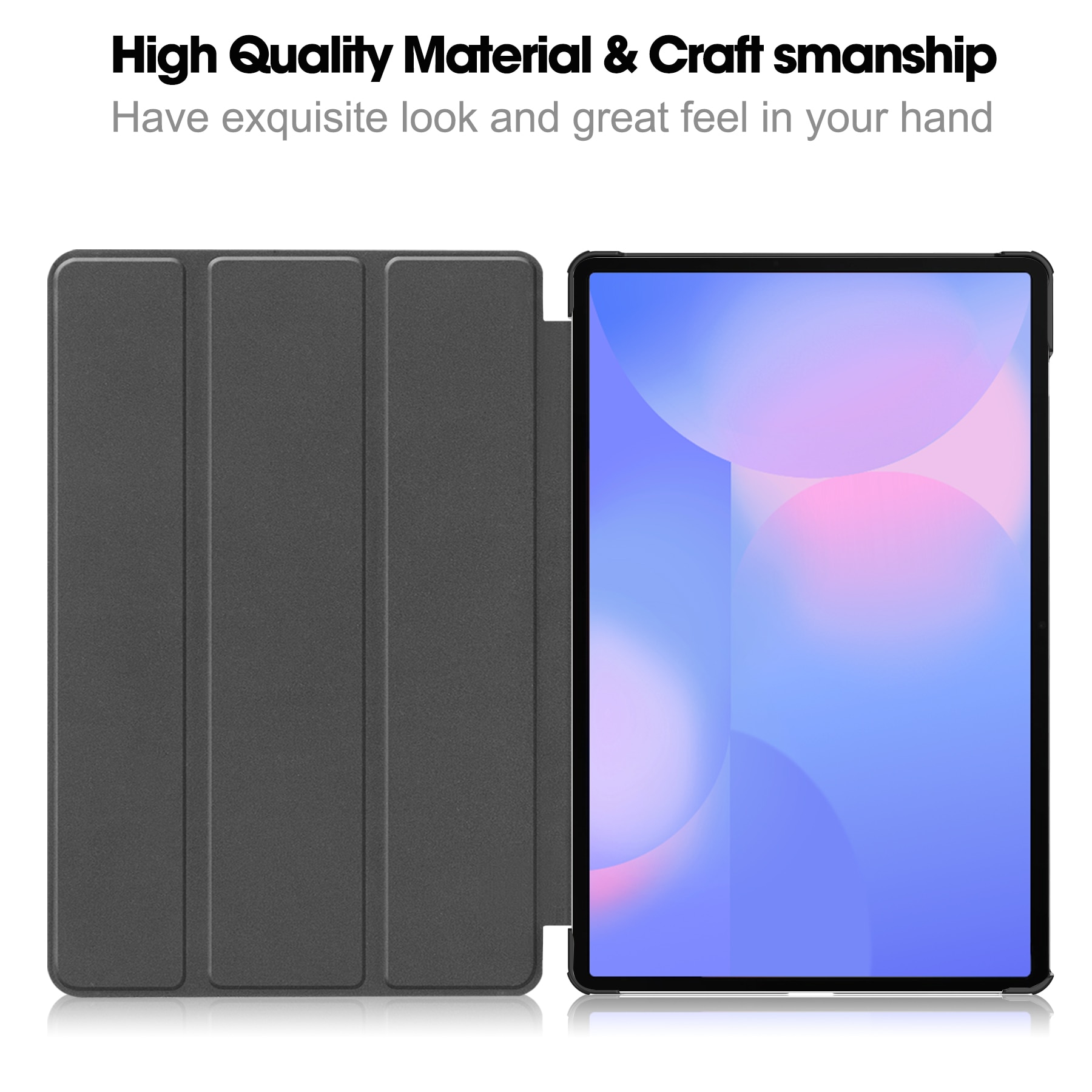 Funda Tri-Fold Samsung Galaxy Tab S10 FE Plus Negro