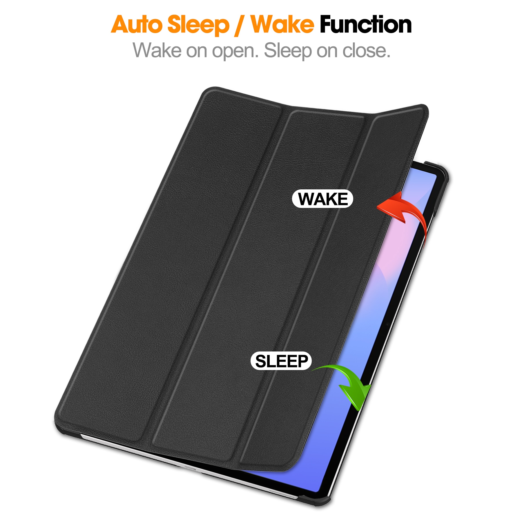 Funda Tri-Fold Samsung Galaxy Tab S10 FE Plus Negro