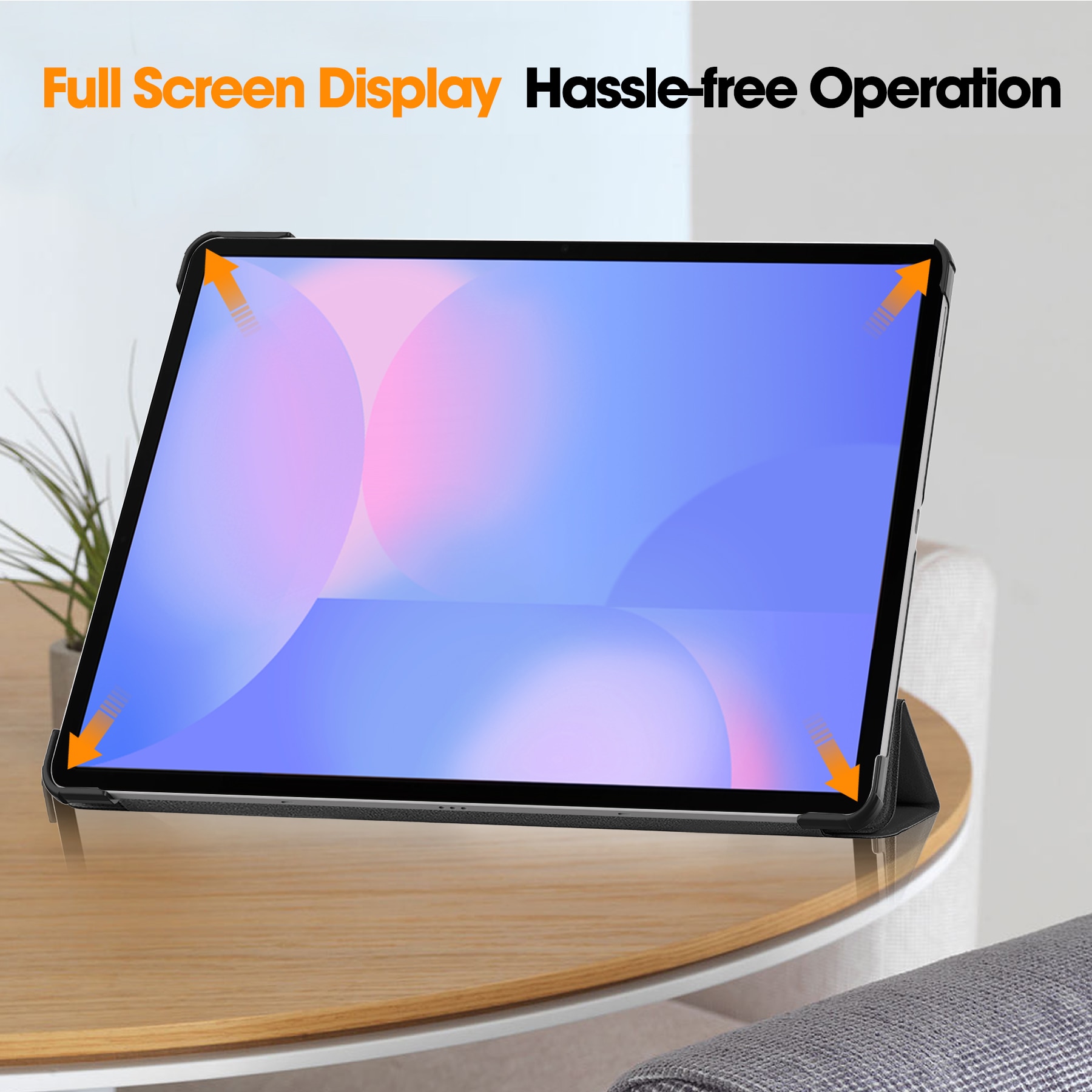 Funda Tri-Fold Samsung Galaxy Tab S10 FE Plus Negro