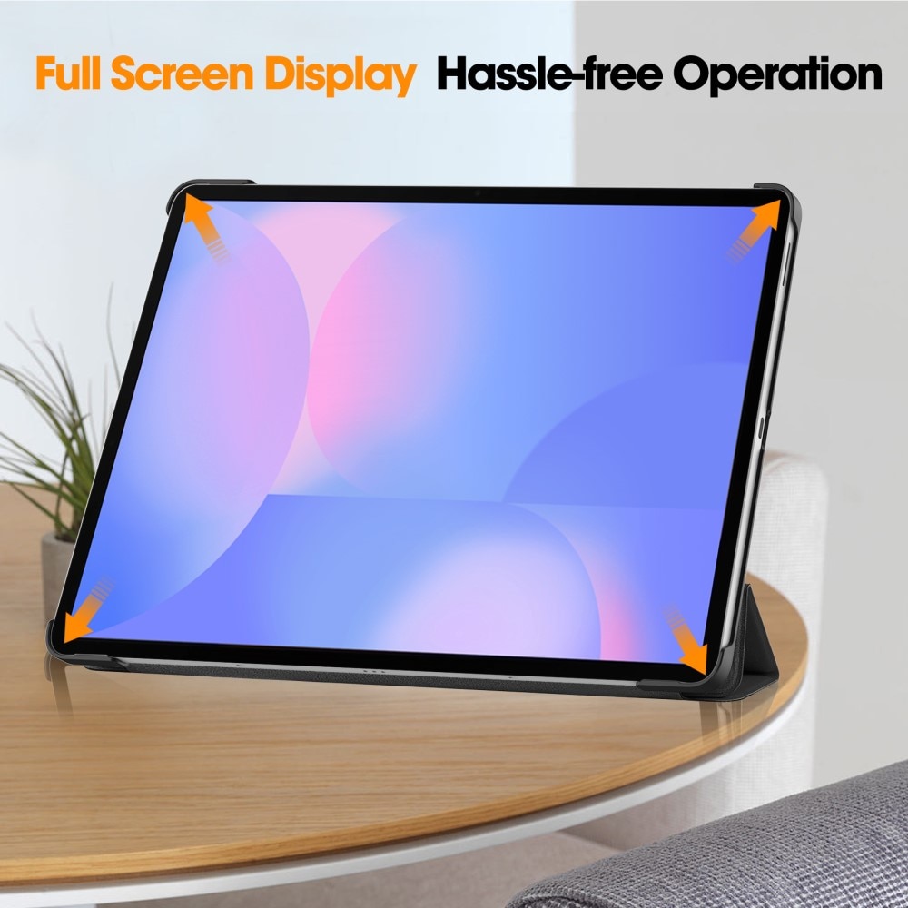 Funda Tri-Fold con portalápices Samsung Galaxy Tab S10 FE Pluss negro