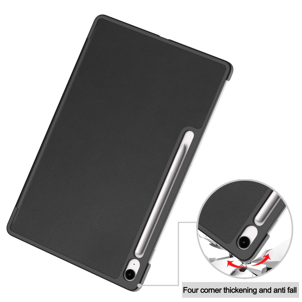 Funda Tri-Fold con portalápices Samsung Galaxy Tab S10 FE Pluss negro