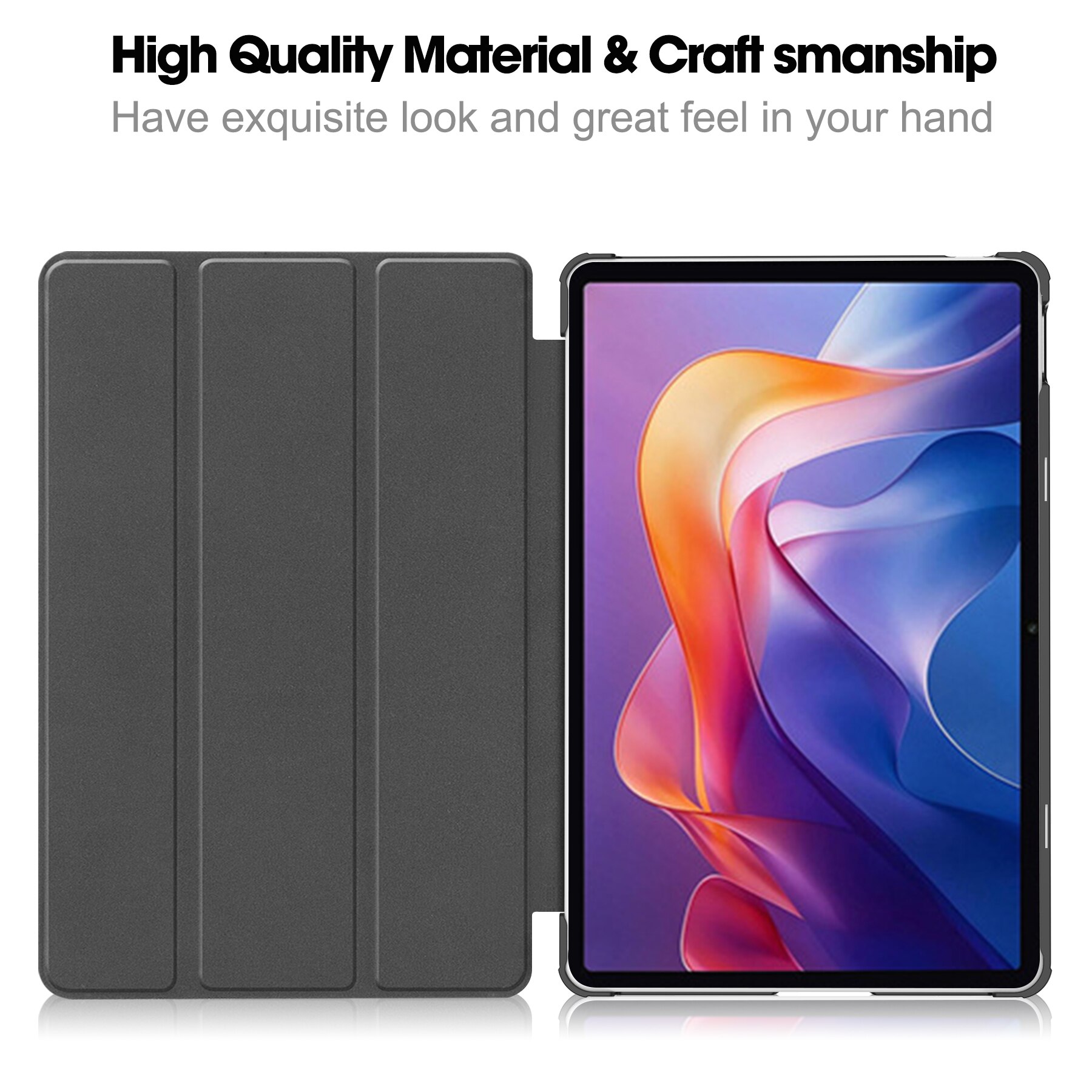Funda Tri-Fold Xiaomi Redmi Pad 2 Negro
