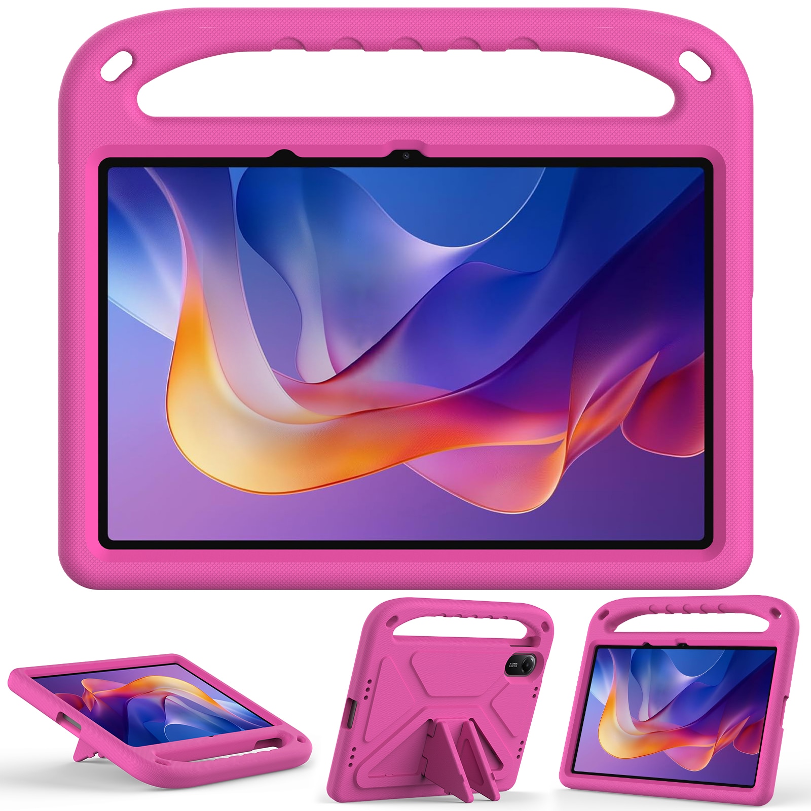 Funda EVA con asa para niños para Xiaomi Redmi Pad 2 Rosa