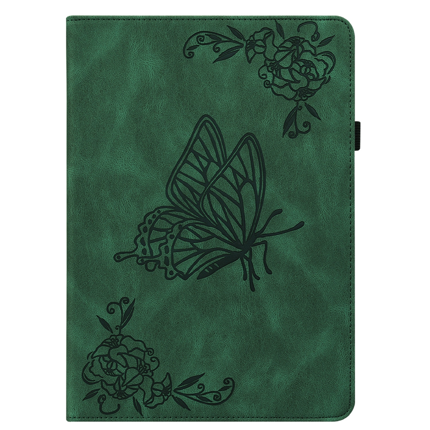 Funda de cuero con mariposas Samsung Galaxy Tab A11 Plus Verde