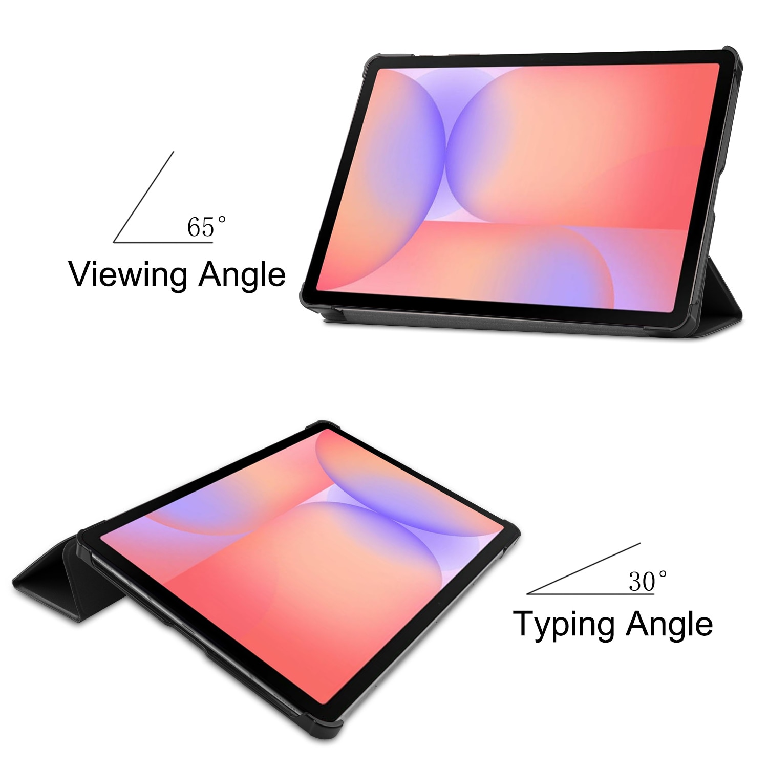 Funda Tri-Fold Samsung Galaxy Tab S10 Lite Negro