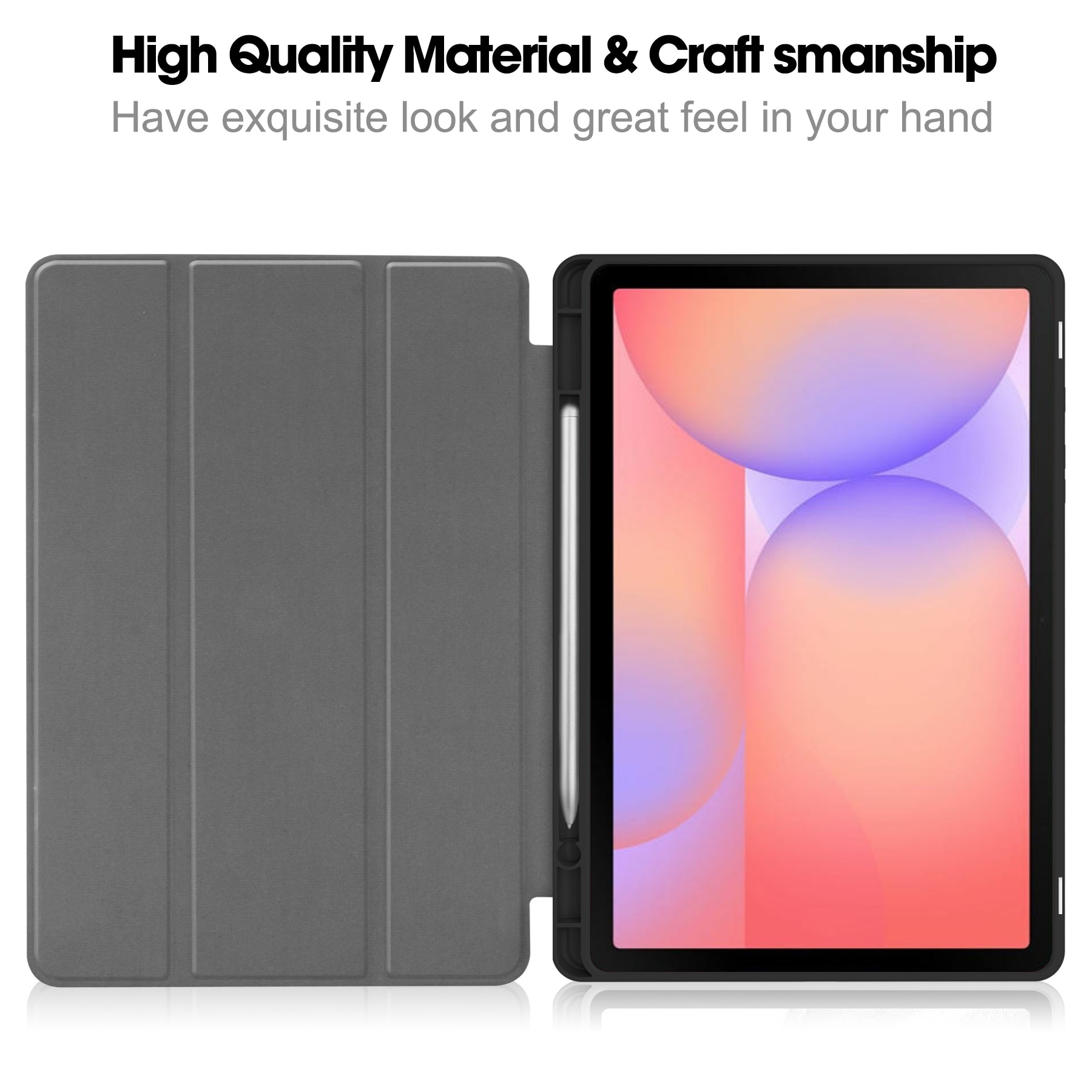 Funda Tri-Fold con portalápices Samsung Galaxy Tab S10 Lites Negro