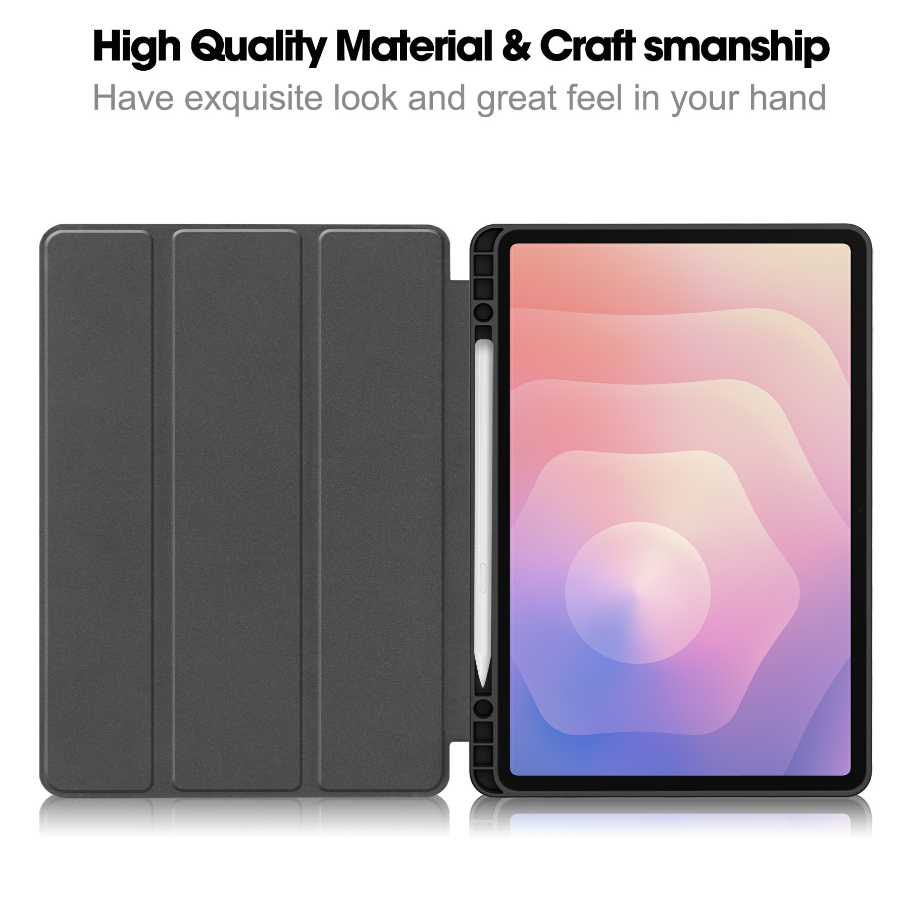 Funda Tri-Fold con portalápices Samsung Galaxy Tab S11s Negro