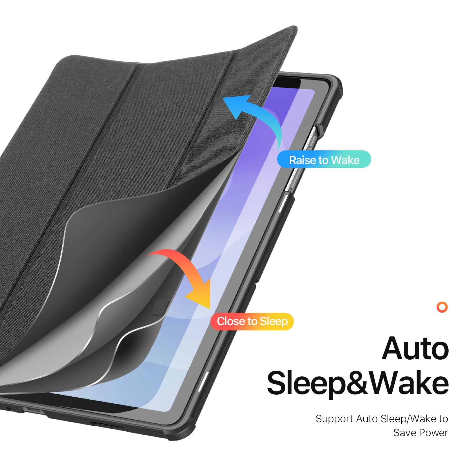 Funda Domo Tri-Fold Samsung Galaxy Tab A11 Plus Black
